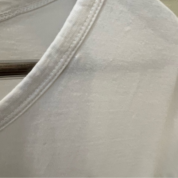 OUI Love is art graphic white tshirt, short sleeve, 100%Cotton, size 10 - Picture 11 of 11